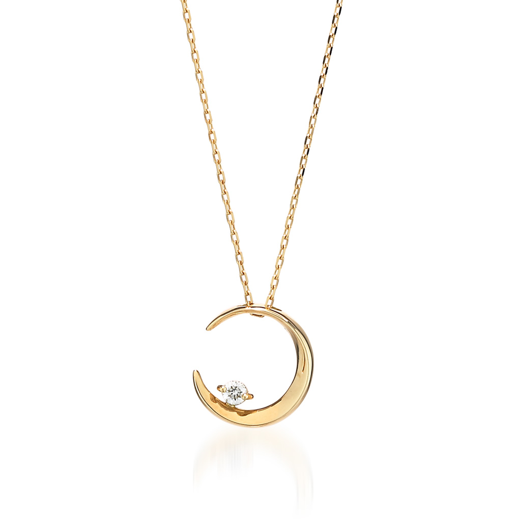 ネックレスDIAMOND MOONLIGHT NECKLACE(2ZN1440)｜スタージュエリー