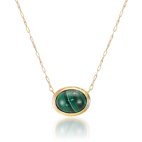ネックレスMALACHITE NECKLACE(2JN7395)STAR JEWELRY GIRL (スター