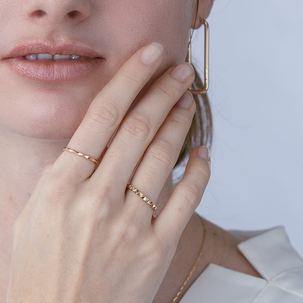 SPARKLE TEXTURE RING(2JR0630)K10 リング|スタージュエリー SPARKLE TEXTURE RING(2JR0630)K10 リング|スタージュエリー