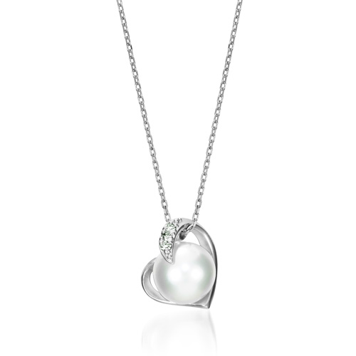 ネックレスPEARL IN THE HEART NECKLACE(2JN0781)|スタージュエリー