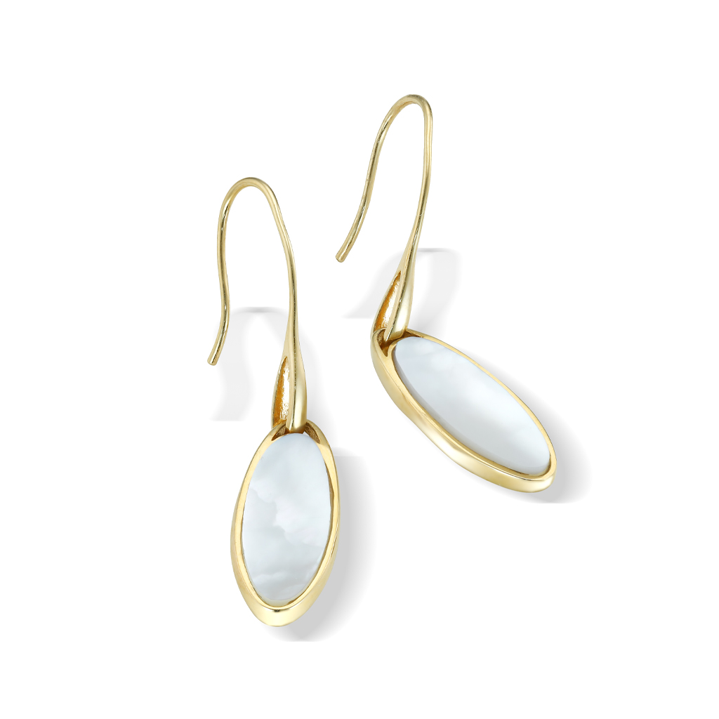 ピアスVERTICAL OVAL PIERCED EARRINGS (S)(2JP0893)|スター