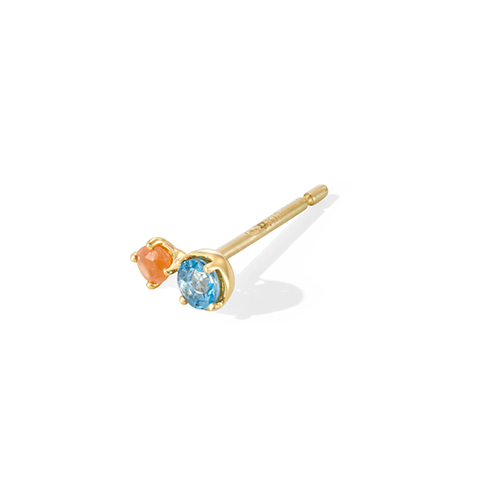 スタージュエリー K10 ブルートパーズ ピアス ピアス(両耳用) アクセサリー レディース 本命ギフト