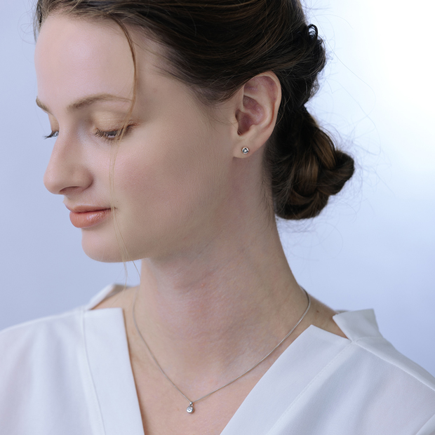 DIAMOND ASTERISK PIERCED EARRINGS(CIRCLE)(2SP0913)SV925 ピアス｜スタージュエリー公式 ...