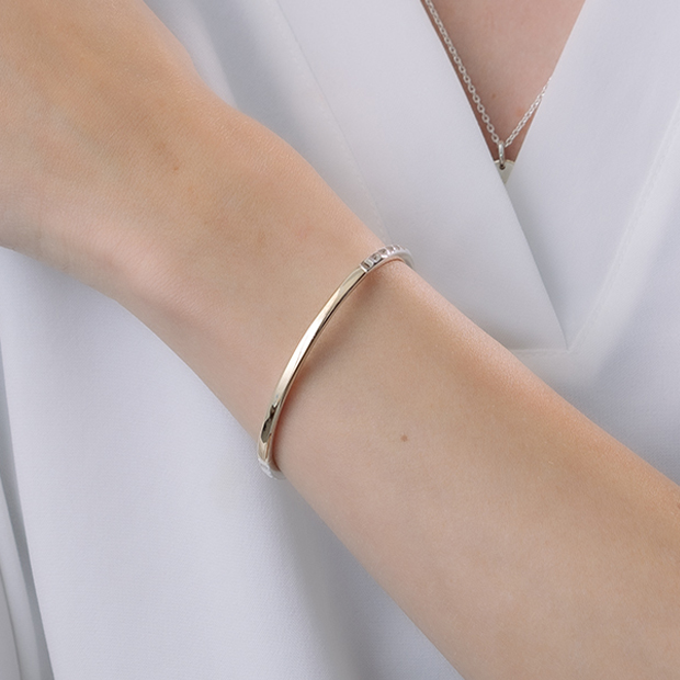 PLATE BANGLE(2SU1008)SV925/K10 バングル｜スタージュエリー公式