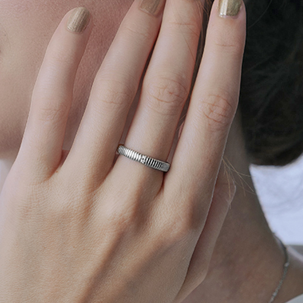 FLAT COIL RING(SV925×DIA)(2SR1539)SV925 リング｜スタージュエリー