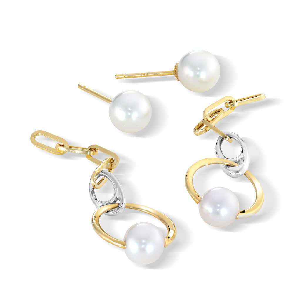 ピアスPEARL LINKS PIERCED EARRINGS(2ZP1594)｜スタージュエリー公式