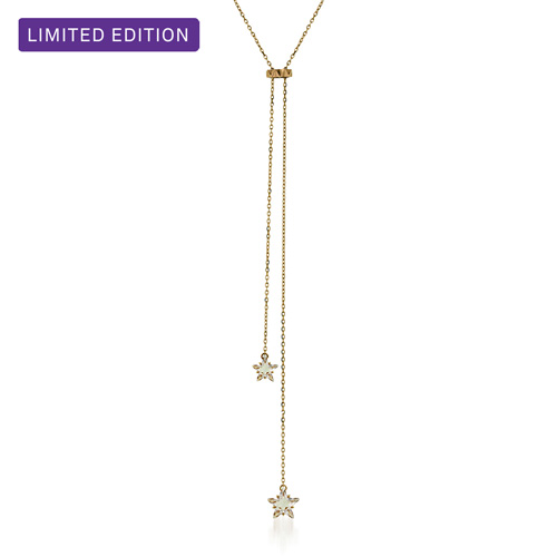 80周年限定商品】CLEAR STAR NECKLACE (YG/L)(2JN1204)K10 ネックレス