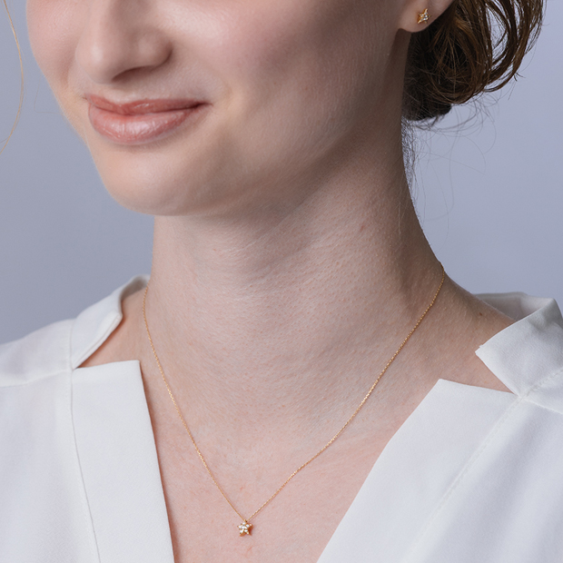 STAR OF STARS NECKLACE(S)(2ZN2251)K18 ネックレス｜スター