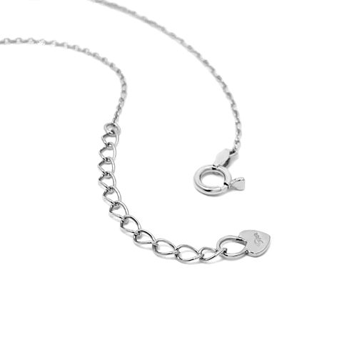 MYSTERIOUS HEART DIAMOND NECKLACE 0.15ct(1XN0772)Pt950