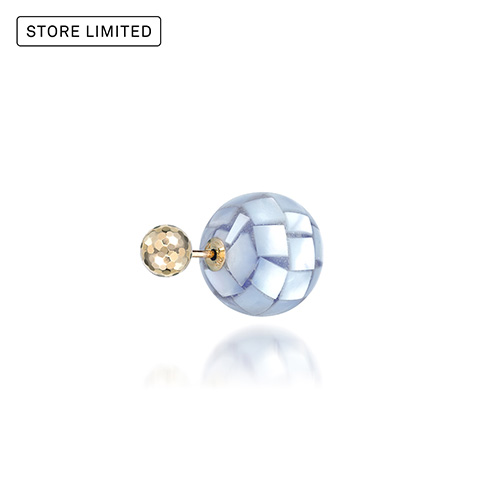 SHIMMER BALL PIERCED EARRING(片耳用)(2JP1084)K10 ピアス