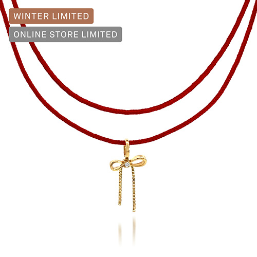 Winter限定/オンラインストア限定】INFINITY BOW CHARM(2JC0141)K10