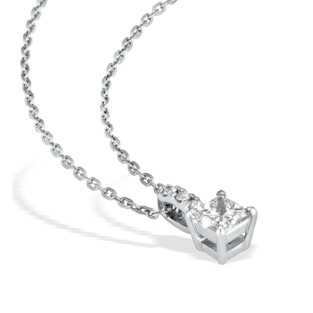 ネックレスPRINCESS CUT DIAMOND NECKLACE(2XN0461)｜スタージュエリー