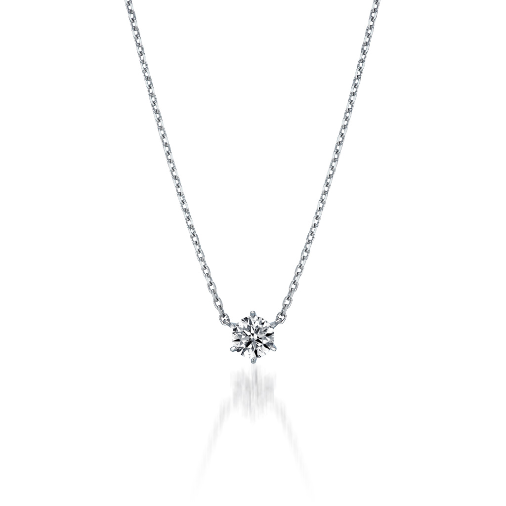 ネックレスSTREAM SETTING DIAMOND NECKLACE 0.20ct(1XN0632)｜スター