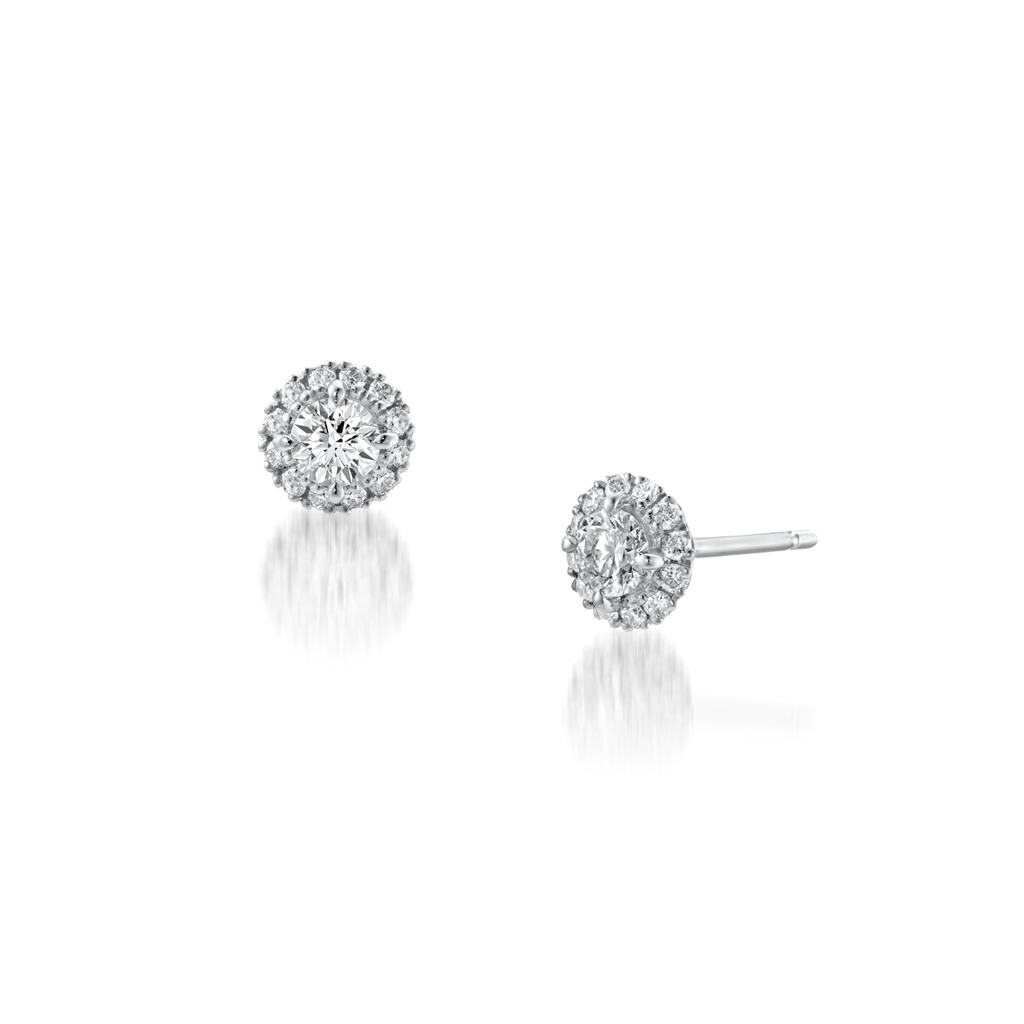 ピアスDIAMOND HALO PIERCED EARRINGS(1XP0401)｜スタージュエリー公式 ...