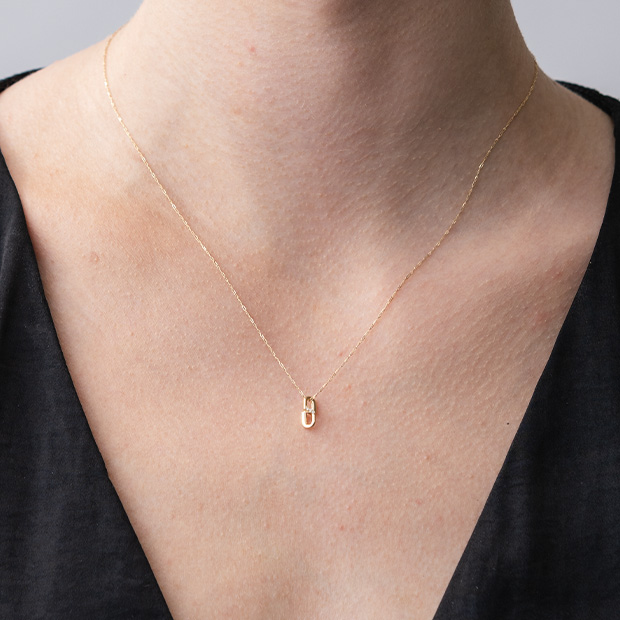 S LINKS NECKLACE(2JN1101)K10YG ネックレス｜スタージュエリー