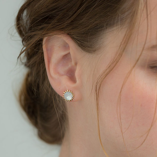 ピアスMOON & SUN PIERCED EARRINGS(2JP0777)|スタージュエリー公式