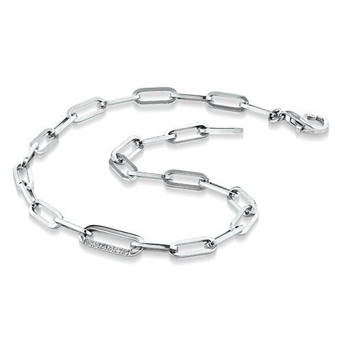 DIAMOND LINK CHAIN BRACELET(2SU1014)SV925 ブレスレット｜スター
