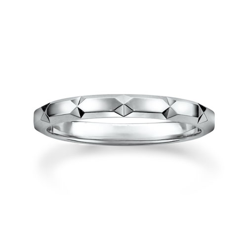 Radiance」MARRIAGE RING(2PR0756)Pt950 マリッジリング｜スター