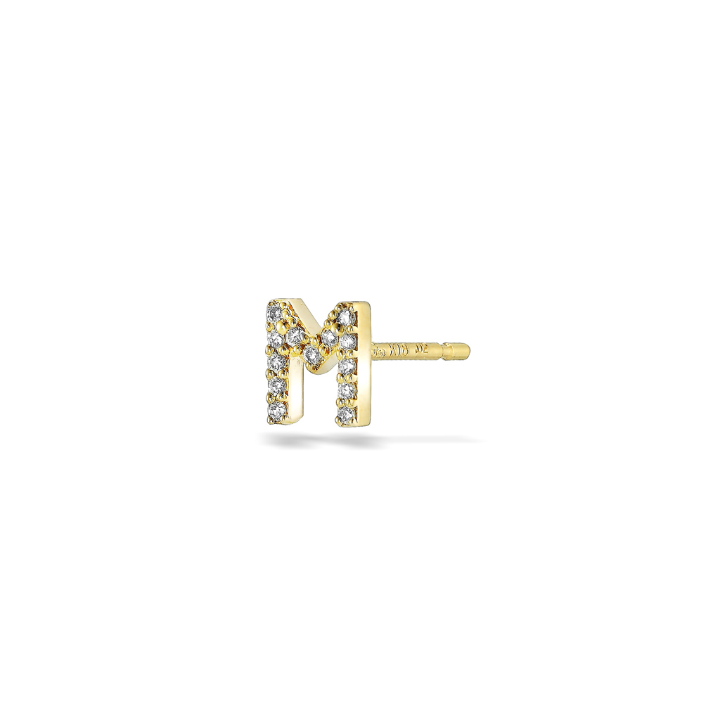 ピアスDIAMOND INITIAL PIERCED EARRING (M)(2ZP1603)｜スター ...