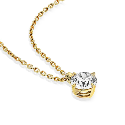 CROSSINGSTAR SETTING NECKLACE(1ZN1187)K18 ネックレス｜スター