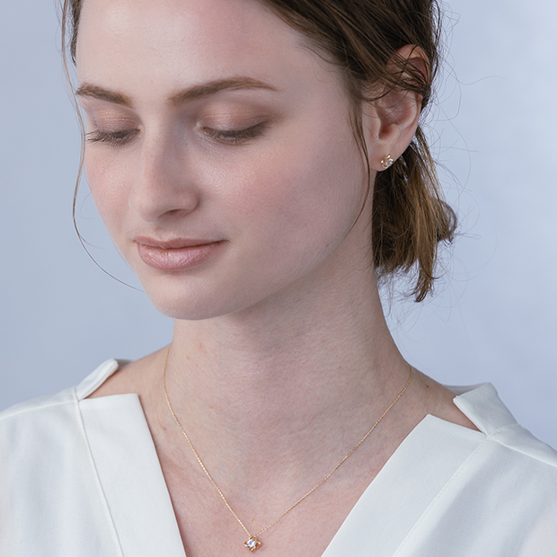 ピアス　No.4140 cubic zirconia pierce large – MAYU online store