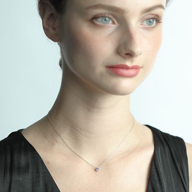 POWER ON THE MOON TANZANITE NECKLACE(2XN0428)Pt950