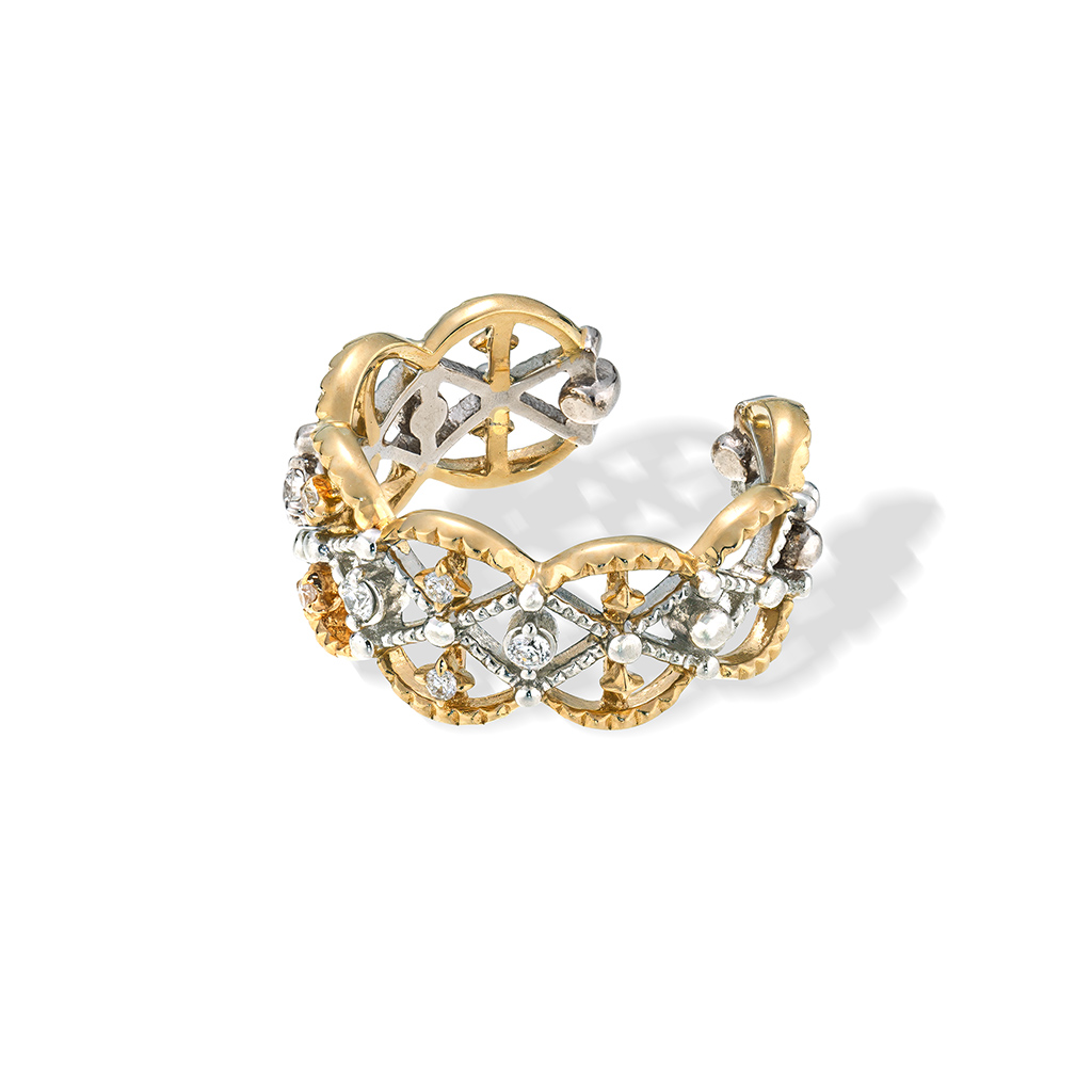 K18/Pt950 イヤーカフ, , large