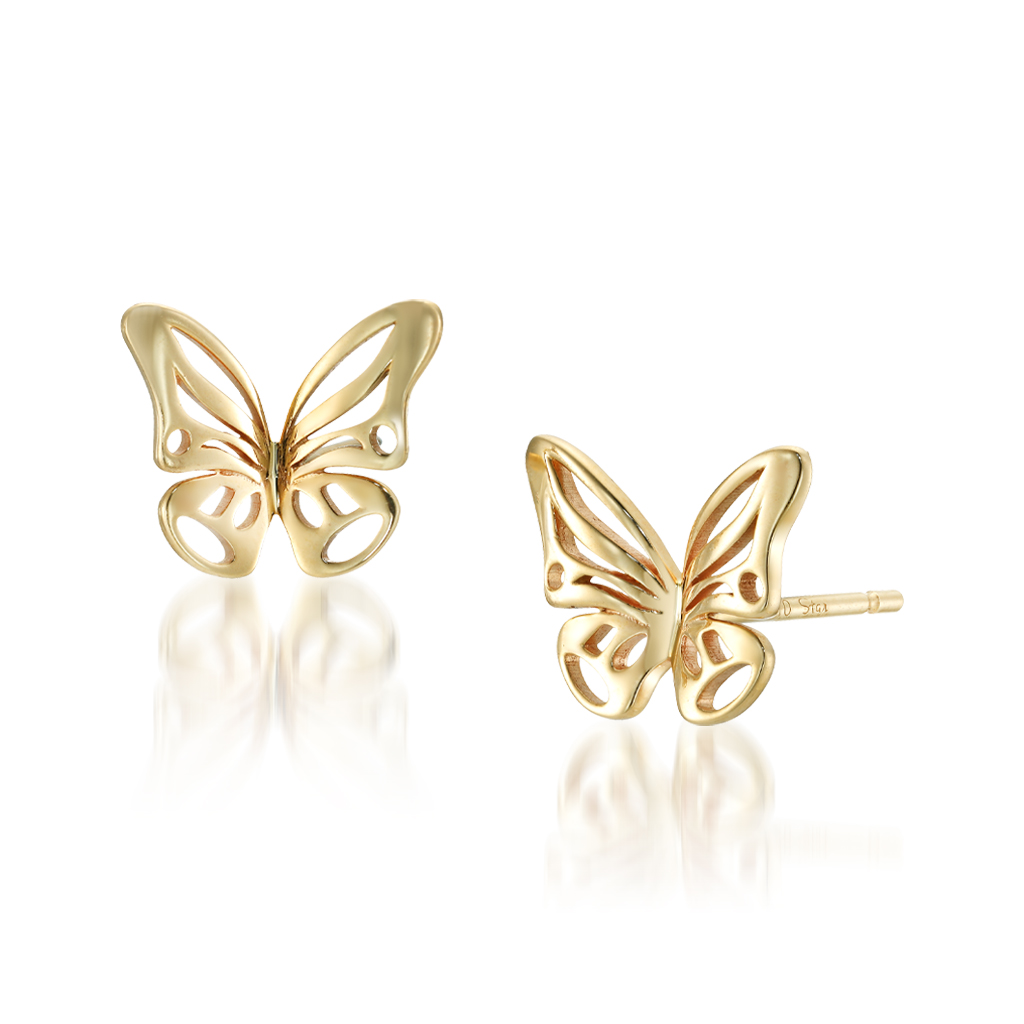 ピアスBUTTERFLY HIGH PIERCED EARRINGS(2JP0880)｜スタージュエリー 