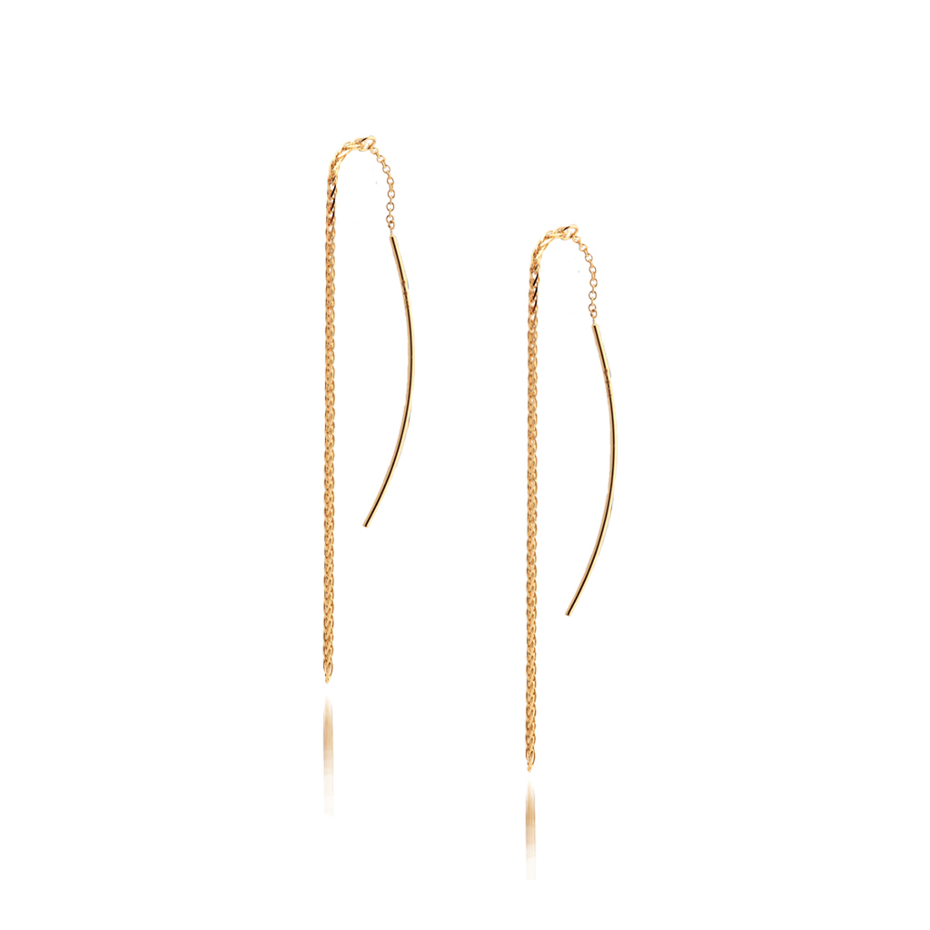 K10 ピアス HOOK＆CHAIN PIERCED EARRINGS