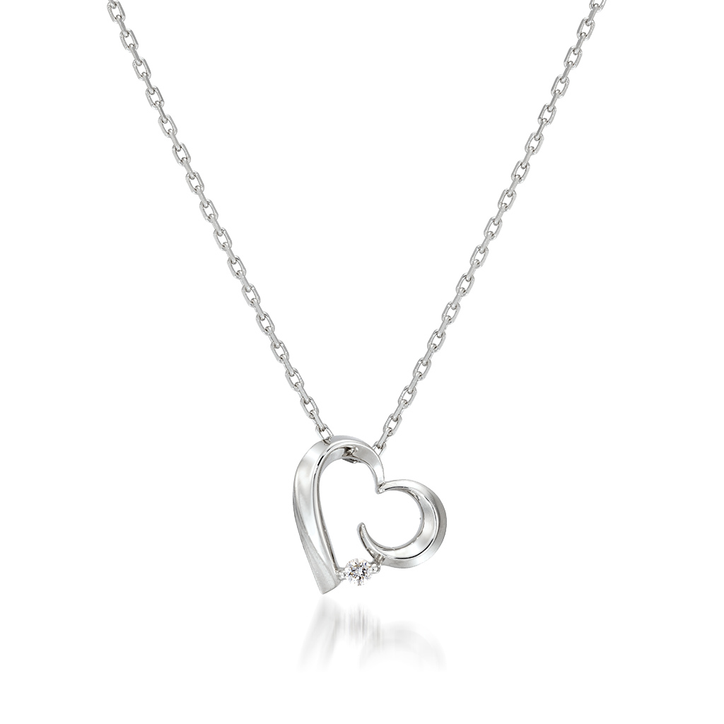 SV925 ネックレス HEART MOON