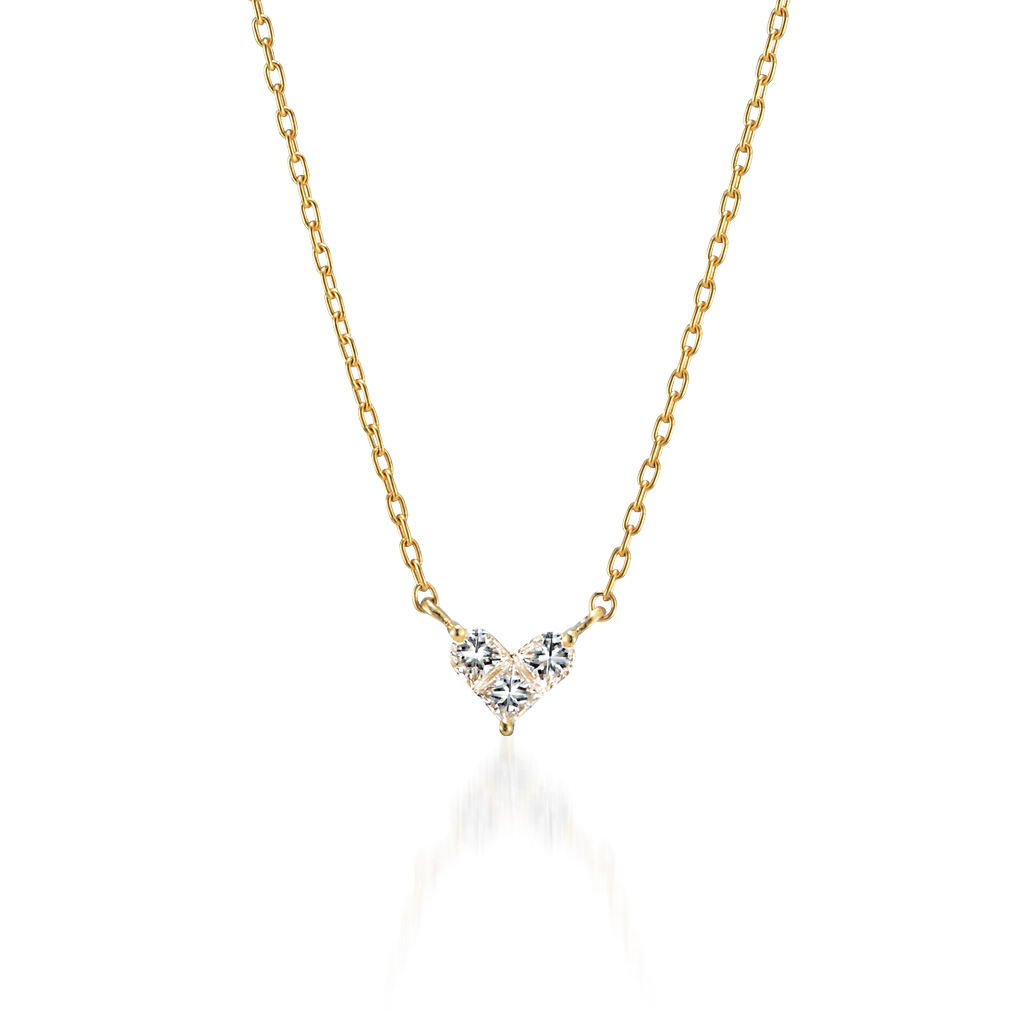 ネックレスMYSTERIOUS HEART DIAMOND NECKLACE 0.08ct(2ZN2072