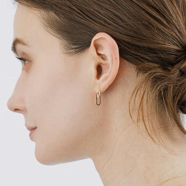 DANGLE PIERCED EARRINGS(2JP1128)K10 ピアス｜スタージュエリー公式