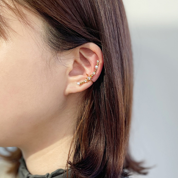 イヤーカフSNUGGLE UP EAR CUFF(2SE7037)STAR JEWELRY GIRL (スター ...