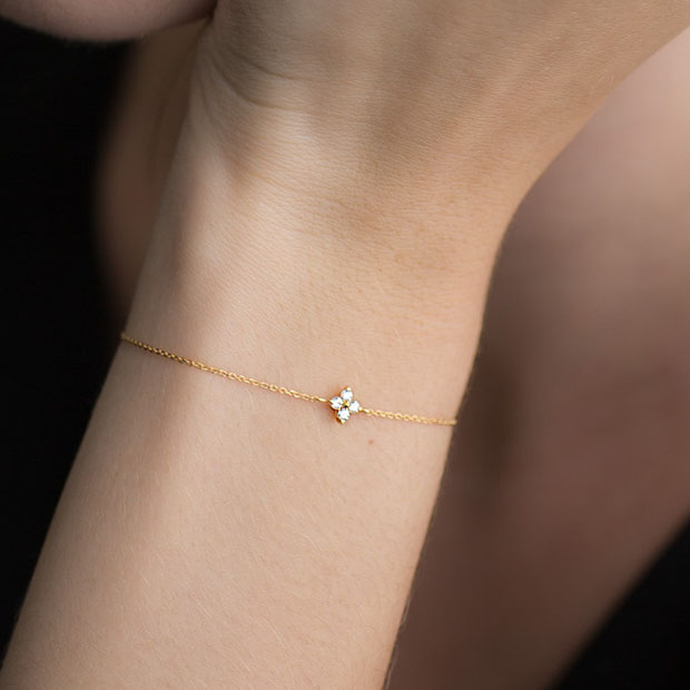 ブレスレットBRIGHTEST STAR DIAMOND BRACELET(2ZU0588)｜スター ...