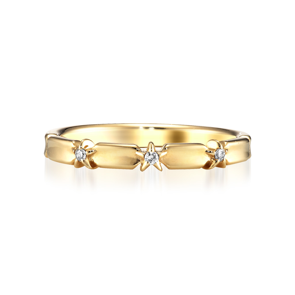 スタージュエリー STAR JEWELRY ダイヤ 0.1ct リング 9号