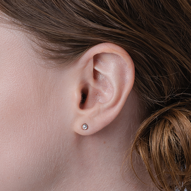 【☆M☆】ネックレス+ピアス（特別割引反映) CONNECT WITH LOVE PIERCED EARRING(片耳用)(2JP1078)K10 ピアス