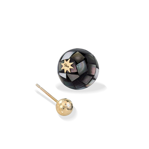 SHIMMER BALL PIERCED EARRING(片耳用)(2JP1081)K10 ピアス