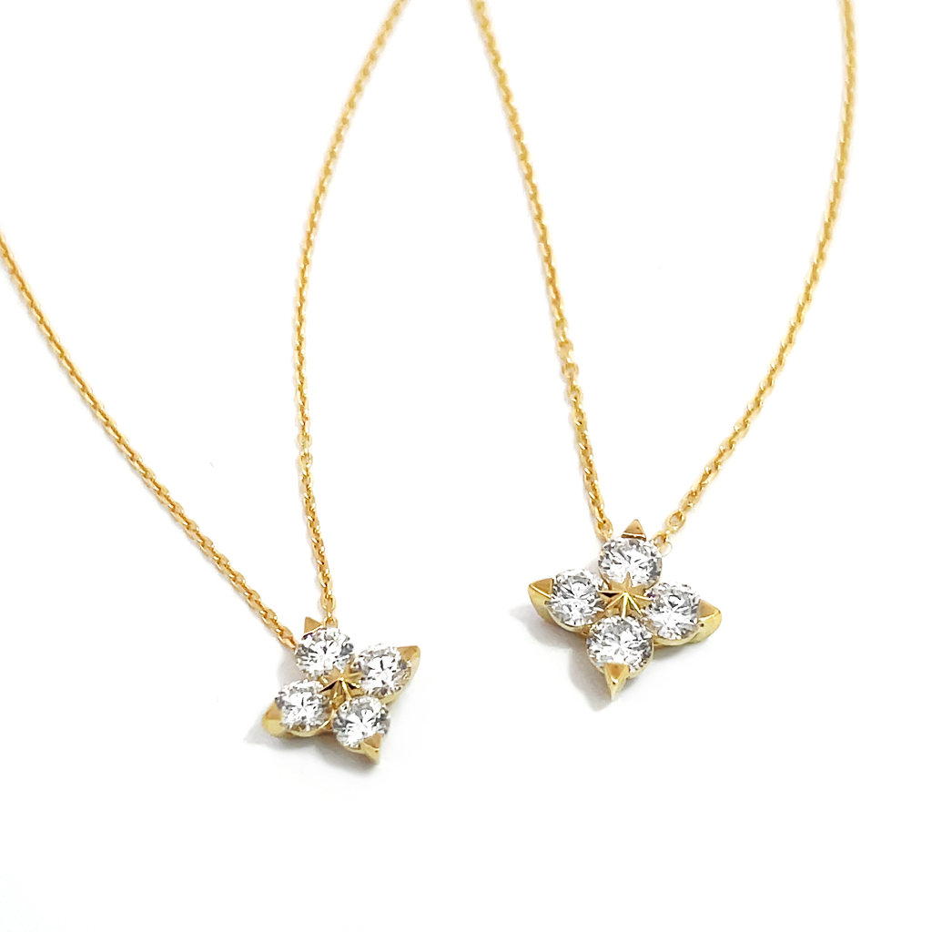 ネックレスBRIGHTEST STAR DIAMOND NECKLACE(L)(1ZN0998)｜スター