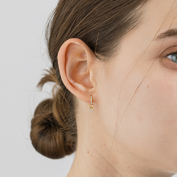 K18 ピアスチャーム, , large