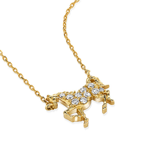 M!LK 10th Anniversary 10周年 ネックレス 未使用品 80周年数量限定商品】WILD HORSE NECKLACE(2ZN2497)K18 ネックレス