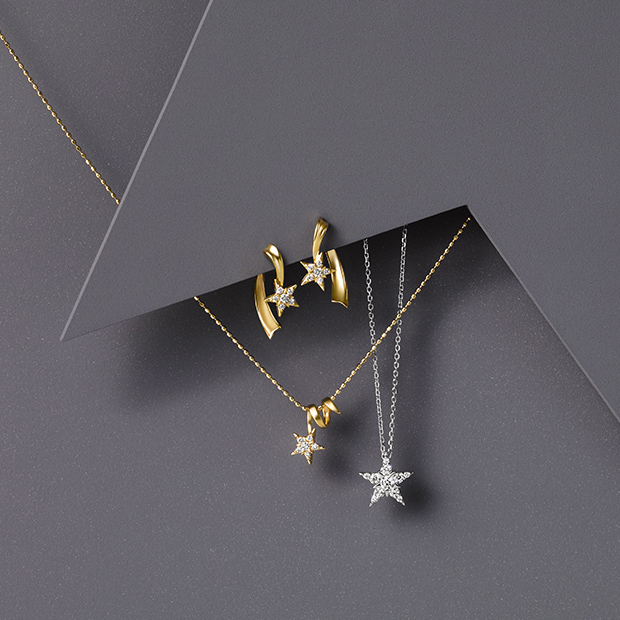 STAR JEWELRY スタージュエリー ピアス スター 星 SV925
