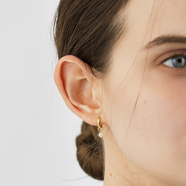 K18 ピアスチャーム, , large