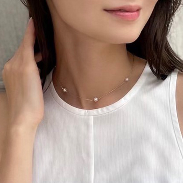 ネックレスSTAR JEWELRY GIRL×スタイリスト 丸林広奈MARU PEARL