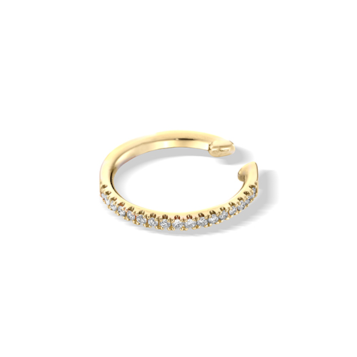 スタージュエリー　K18 イヤーカフ　DIAMOND EAR CUFF(S) DIAMOND EAR CUFF(S)(片耳)(2ZE0307)K18 イヤーカフ｜スター