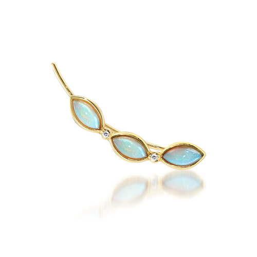 ピアスOPAL EAR CLIMBER PIERCED EARRING(2JP0875)｜スタージュエリー 