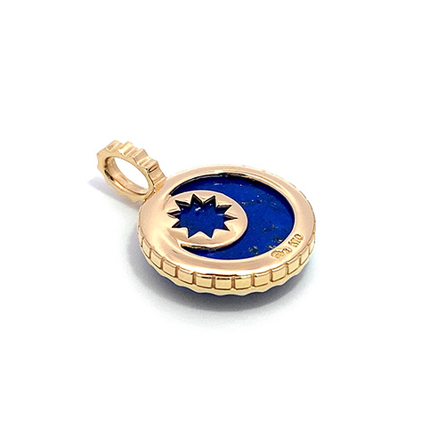 FACET STONE CHARM(ラピスラズリ)(2JC0125)K10 チャーム｜スター