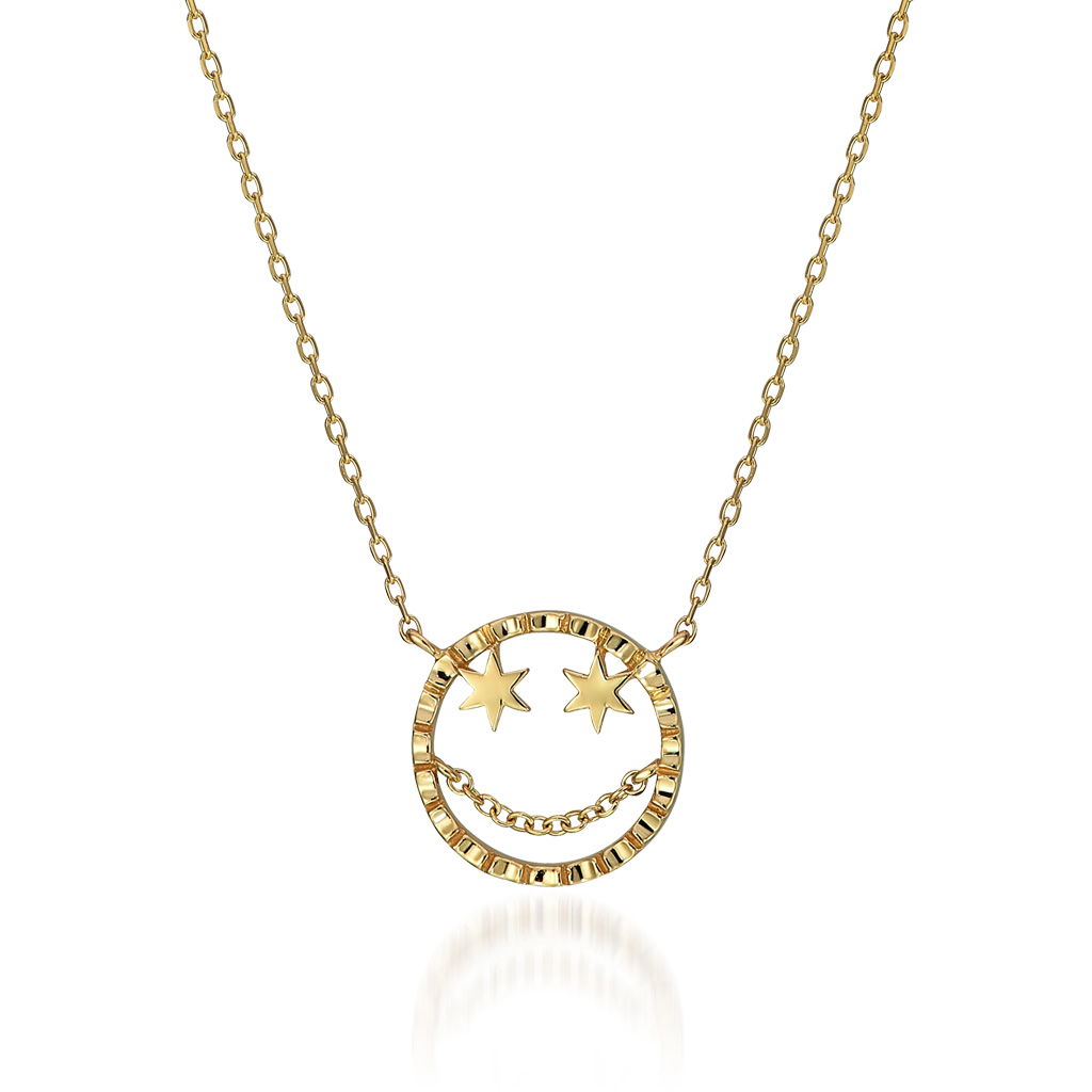 GIRL'S SMILE NECKLACE(2JN7306)STAR JEWELRY GIRL (スタージュエリ 