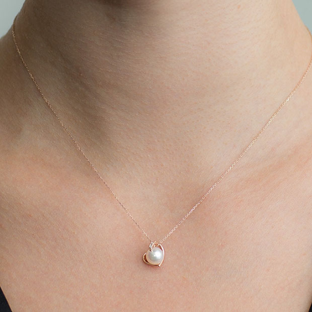 ネックレスPEARL IN THE HEART NECKLACE(2JN0780)｜スタージュエリー ...