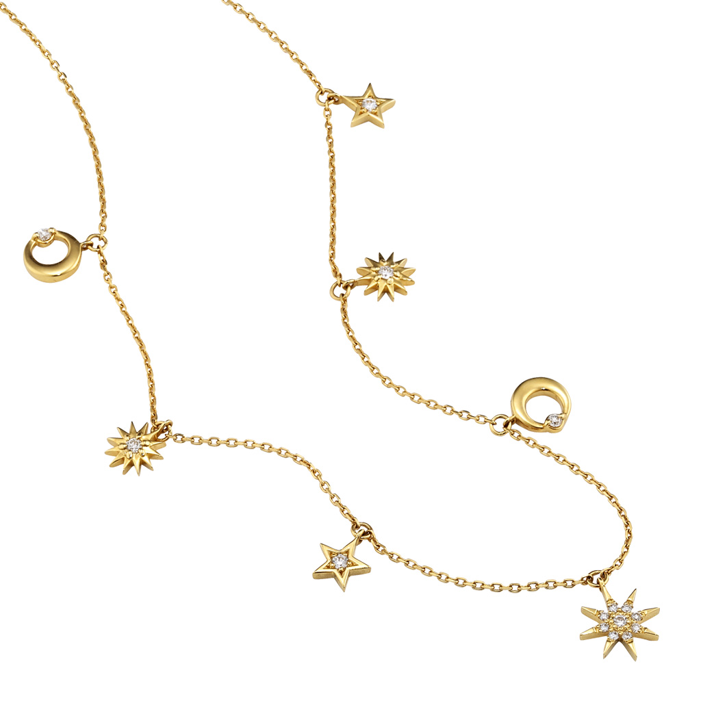 ネックレスMOON & SUN NECKLACE(2ZN2221)｜スタージュエリー公式 ...