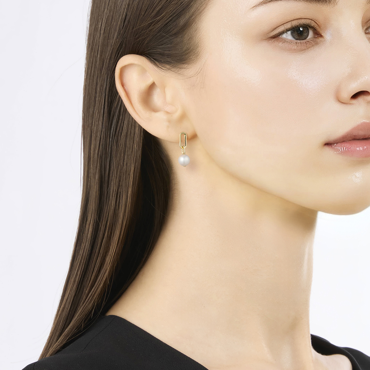 PEARL LINKS PIERCED EARRINGS(1ZP0968)K18 ピアス｜スタージュエリー